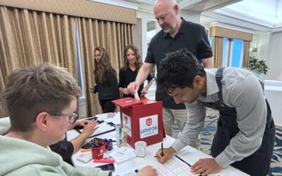 Unifor members ratify new contract at Fairmont Empress