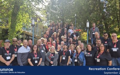 Unifor members come together for Recreation Conference in Port Elgin