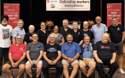 Unifor Retired Workers’ Council gathers to defend public health care, retirement security, and Canadian jobs