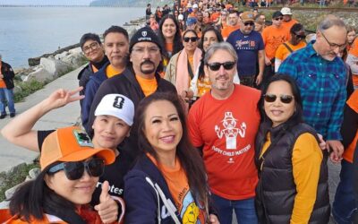 Unifor members join Semiahmoo First Nation’s Walk for Truth and Reconciliation