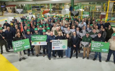 Forestry workers rally in 36 communities for National Day of Action